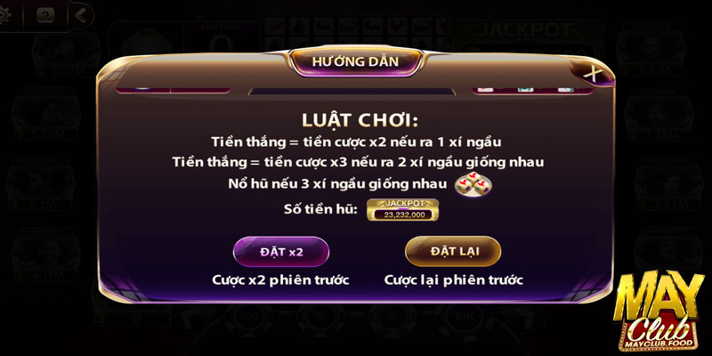 Bầu cua Mayclub - Trải nghiệm xanh chín, ăn tiền sòng phẳng Luật chơi bầu cua Mayclub vẫn dựa trên nguyên tắc cơ bản của trò bầu cua truyền thống