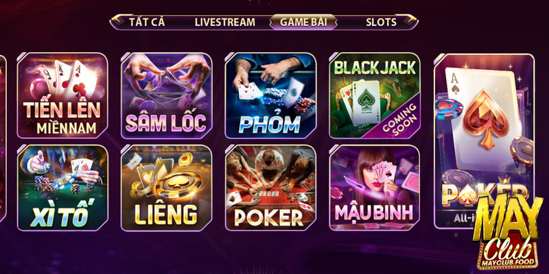 Tiến lên miền Nam Mayclub là một trong những game bài đổi thưởng được yêu thích nhất